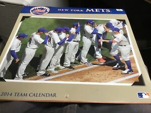 David Wright Daniel Murphy Matt Harvey 2014 New York Mets Team Wall Calendar