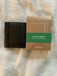 moo.com moo Business card classic leather holder