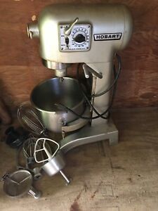 Hobart 10 Quart C 100T 1/4 hp Commercial Food Prep Machine w/Accessories USA