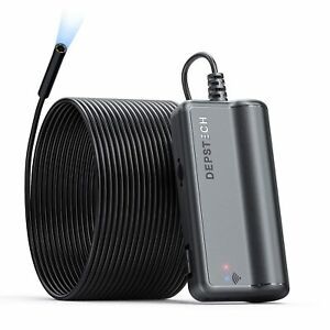 Wireless Endoscope,DEPSTECH 2.0 MP HD WiFi Borescope IP67 Waterproof Inspection
