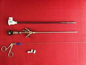 RICHARD WOLF 8974.402 Pandview 2.7mm 30° HD Hysteroscope set with 5Fr grasper