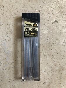 Pentel HB 0.5mm Mechanical Pencil Leads, 30 in rectangular tube