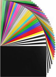 HTV Heat Transfer Vinyl Bundle 37Pack 12&#034; x 10&#034; HTV Vinyl Sheets,Iron On Vinyl