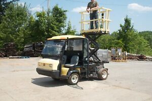 2013 Toro Workman HDXD UTV Diesel 3-Speed Scissor Lift 90&#034; Height w/ Heat