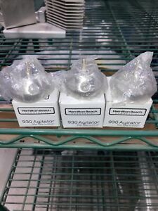 LOT of 6 Hamilton Beach Commercial 930 Agitator- Genuine OEM, 3 in box, 3 no box