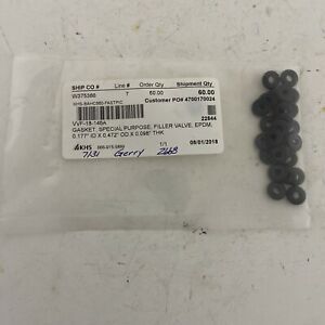 KHS FILLER VALVE GASKET VVF-18-146A LOT OF 25