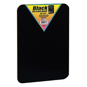 Flipside FLP40085 Black Dry Erase Boards 18 X 24