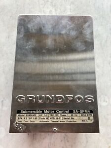 Grundfos Submersible Motor Control 1/2hp