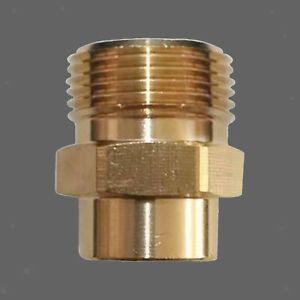 Golden Pressure Washer Swivel Hose Adapter Connector Brass Accessories