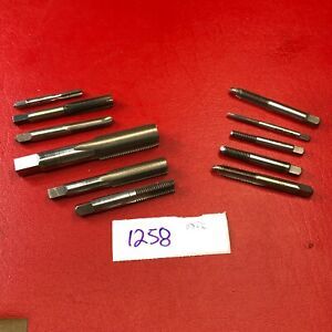 Mixed lot Machinist Tools,  Tool bit, tap different size bits 10pc