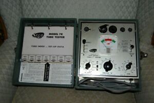 Seco Model 78 Tube Tester, Compact Suitcase Style, Vintage Powers Up, Clean!!!