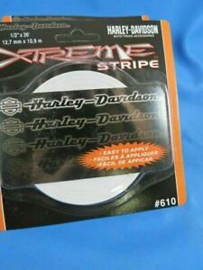 LOT OF 2 LICENSED HARLEY DAVIDSON MOTORCYCLE PINSTRIPE PIN-STRIPING DECAL truck