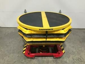 Southworth Air Pallet Turn Table Lift 45002222 Diameter 43 5/8 4500LBS