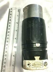 Hubbell 50-A Twist Lock Connector Plug 12P - 3W 250 VAC CS-8265C Free Shipping
