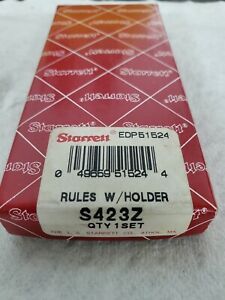 Starrett Rule/holder Set S423Z