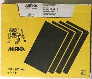 Mirka Abrasives 17-101-180 CARAT 9 x 11&#034; Carat SANDPAPER, 50-Sheet Package