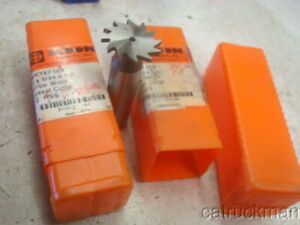 Two New Moon Toll Co., HSS, Slotting Cutters 7/8&#034; x 5/64&#034; x 1/2&#034; Shank