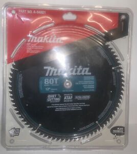 Makita A-94801 12-Inch 80 Tooth Ultra Coated Quiet Cutting Mitersaw Blade- New