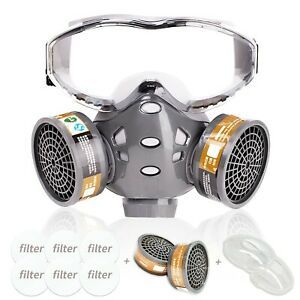 11in1 Half Face Cover, Reusable Half Cover Suit for Painting Polishing Spray