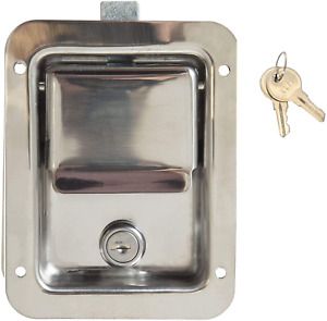 Buyers Products L3885 Standard Flush Latch (Latch,Flush Std.Lk Ss W/Ll71 CylKey