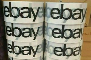 6 Roll Pack Packing Tape, 2&#034; x 75 yards,  eBay Branded, - Free Shipping