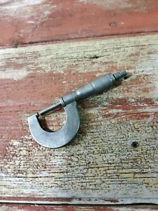 Vintage Starrett 0 to 1&#034; No.3 Outside Micrometer Machinist Tool Caliper Gage