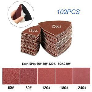 102 Pcs Of Universal Treasure Sandpaper Kit High Carbon Steel / Alloy Steel