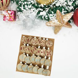 24Pcs/Set Wall Calendar Clip Durable Exquisite Portable Convenient for Christmas