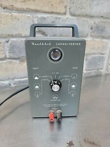 Heathkit CT-1 Capaci-Tester Capacitor Checker Leakage Tester. Working