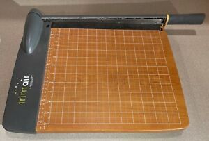 Westcott TrimAir Titanium Wood 12&#034; Guillotine Paper Trimmer   IM