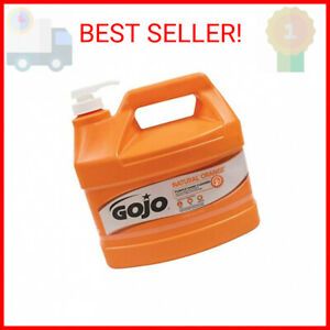 GOJO NATURAL ORANGE Pumice Industrial Hand Cleaner, 1 Gallon Quick New