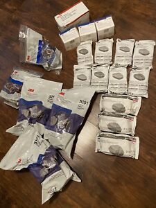 Lot Of Respirator Masks And Cartridges/filters. Safety, OSHA. Unopened, New,
