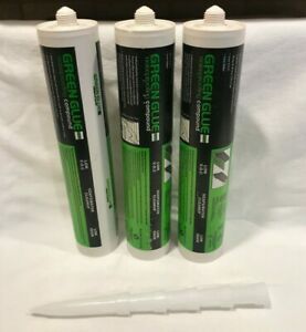 Green Glue Noise proofing Compound, 3 Tube Pack  viscoelastic &amp; low odor