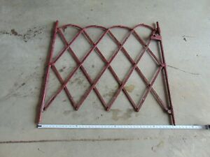 Vintage Industrial Folding Scissor Gate Loft ARCHITECTURAL SALVAGE HEAVY DUTY