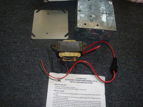 Alarm Lock Stepdown Transformer Model 277-12
