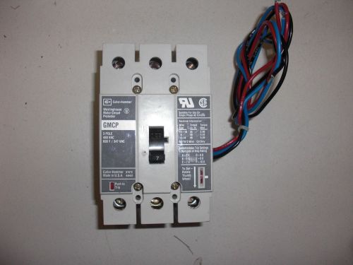 Cutler-hammer gmcp007c0ca3  3 pole 480 vac  circuit breaker *used* for sale