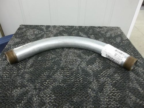 Conduit elbow wheatland 1.5&#034; x11&#034; steel 90 deg e-32152-h pipe rigid threaded new for sale