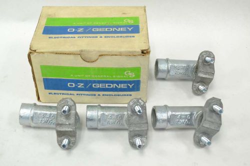 Lot 4 new oz gedney g-15g heavy duty ground clamp swivel 3/4in hub b341100 for sale