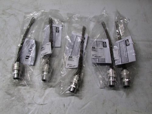 Lot of 5 hubbell kellems 3/4in npt cord grip 07401018 for sale