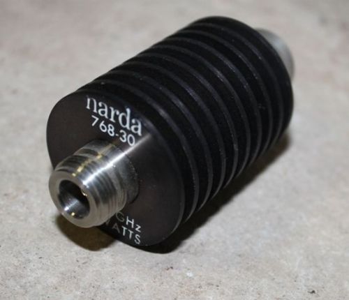 NARDA ATTENUATOR  COAXIAL DC - 11GHZ 30dB 20W, 768-30