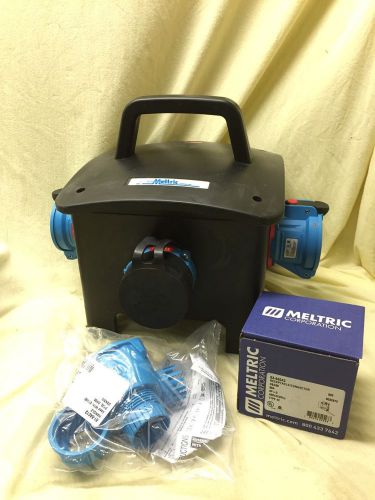 MELTRIC RUBBER POWER DISTRIBUTION BOX 480V 60A CONNECTORS RETAIL $2699.99