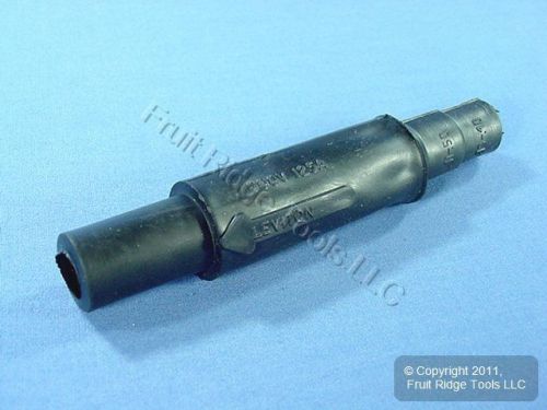 Leviton black cam-type plug insulating sleeves female ect 15 series 15sdf-48e for sale