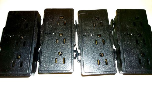 Haworth 3 Circuit Electrical Receptacle Outlets  E62629 PBR3 Listed 457U - New