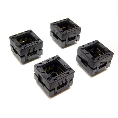 4 new enplas plcc-28-1.27-30 ic burn-in/test sockets for sale
