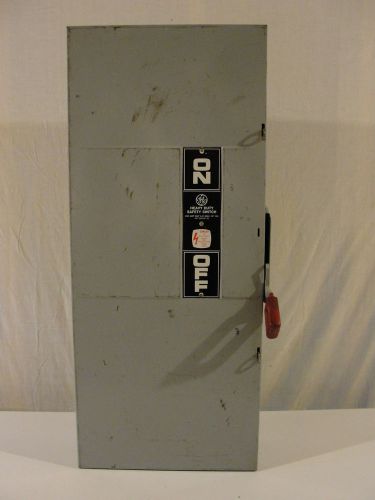 General electric 200 amp 3 pole non-fused safety switch thn3364 for sale