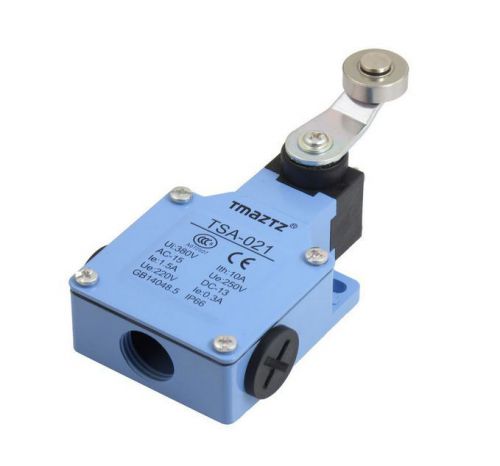 TSA-021 AC 250V 1.5A DC 220V 0.3A Momentary Roller Lever Actuator Limit Switch