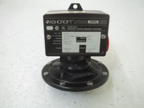 Ashcroft b424b pressure controller 15a,125/250/480vac 20psi *new out of a box* for sale