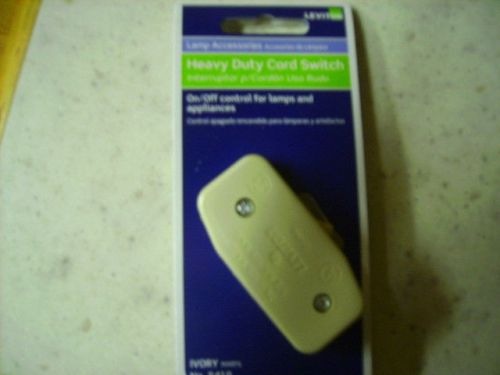Leviton  Ivory In Line 3A 1/2HP 125V In Line Cord Switch 5410