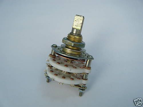 3,MADE IN U.S.A 5 Way Rotary Selector Ceramic Switch,D