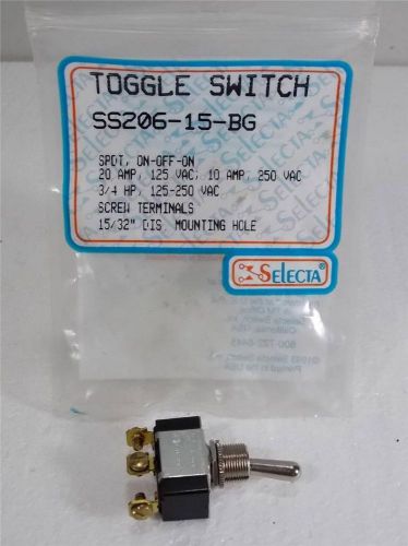 NEW SELECTA SWITCH TOGGLE SS206-15-BG